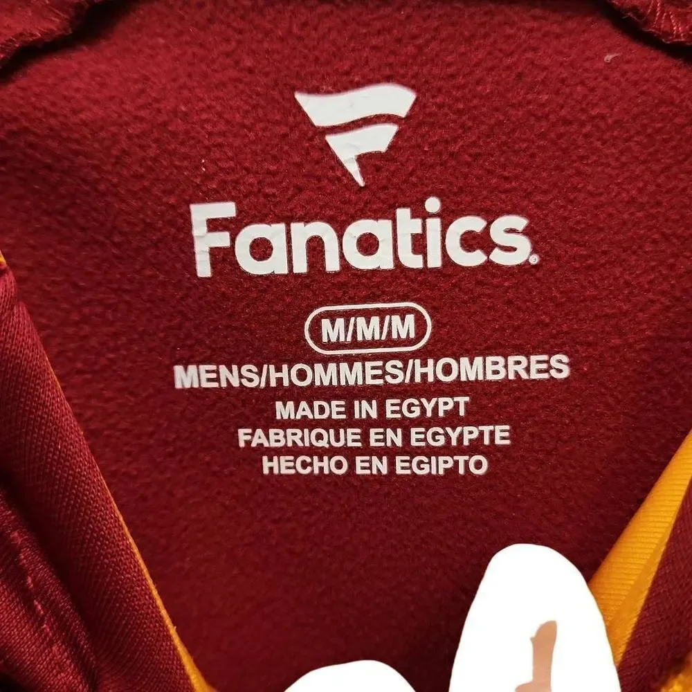 Fanatics Men's Red Long Sleeve NFL Washington Redskins Hoodie Medium - Picture 2 of 12